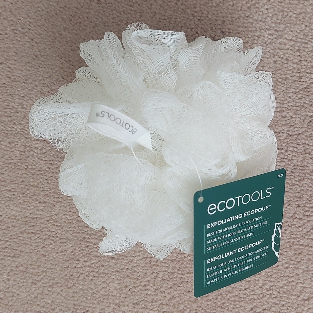 FREE with Bundle, when purchasing Towels, EcoTools Cream Exfoliating Pouf